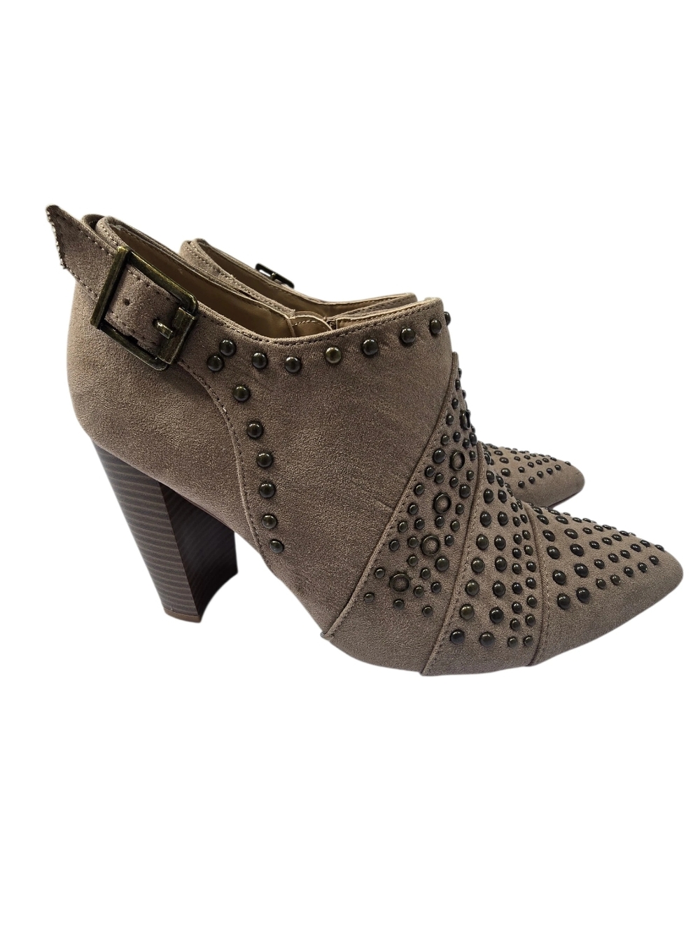 Kaari Blue Kristin studded ankle booties